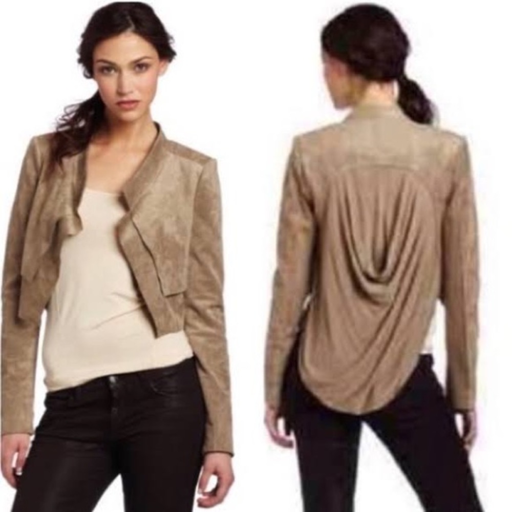 BCBG suede jacket